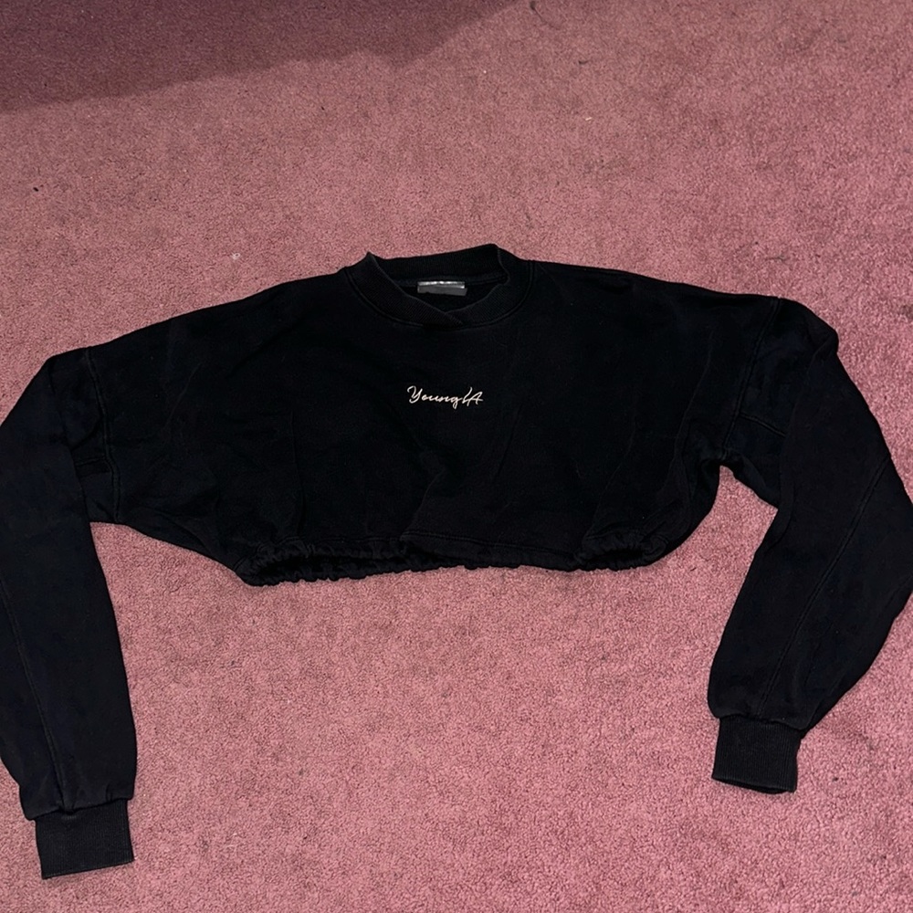 Youngla cropped scrunched long sleeve